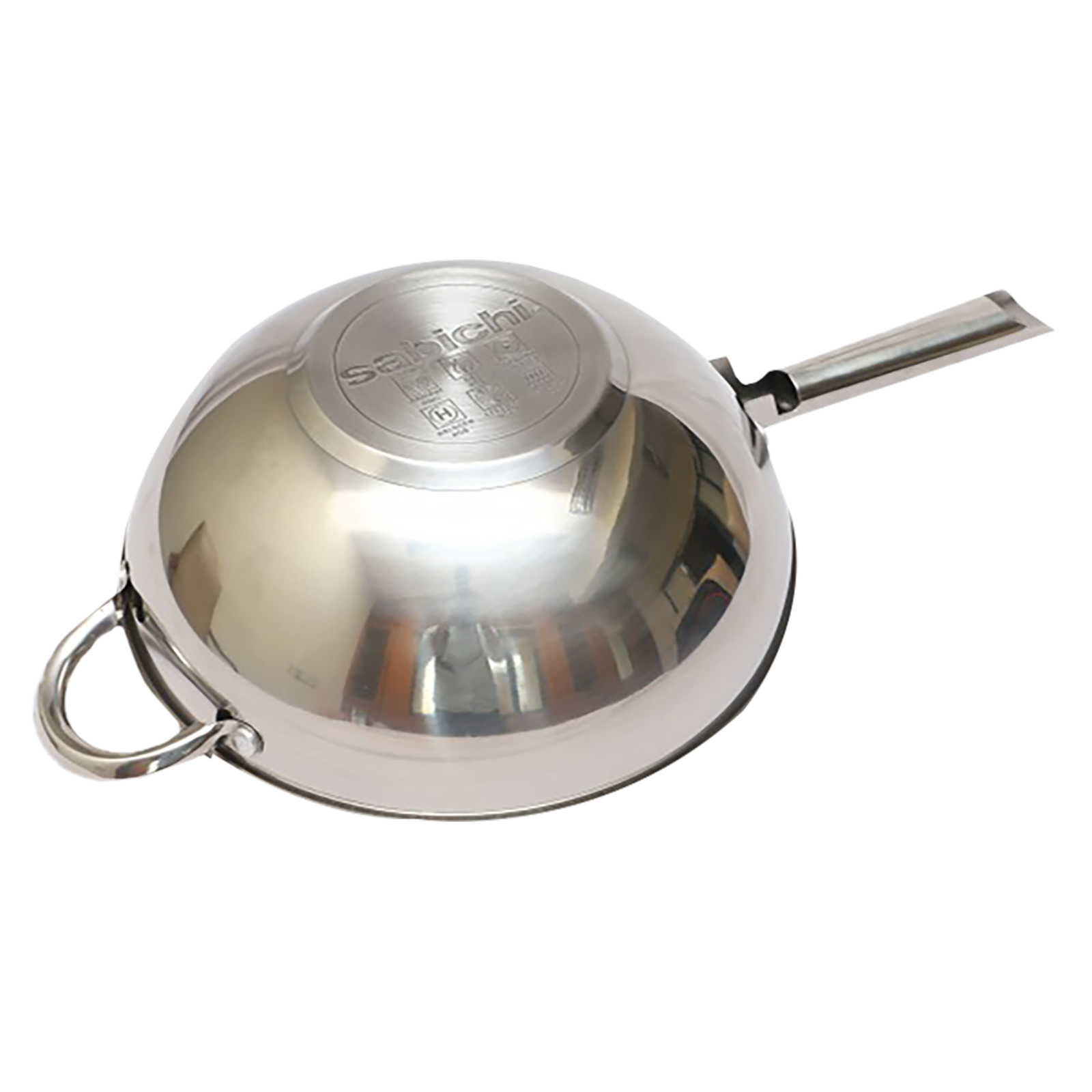 Buy Sabichi Haden Essential 25l Non Stick Stainless Steel Kadhai Induction Compatible Tapered 